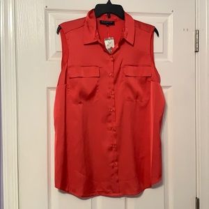 Salmon button up short sleeve